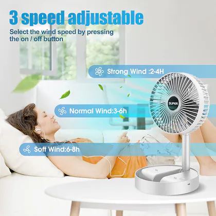 Instant Cooling Table Fan