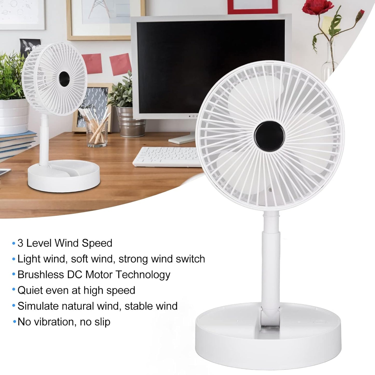 Instant Cooling Table Fan
